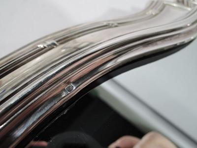 Large Antique French Rococo Revival Silver Centerpiece Plateau