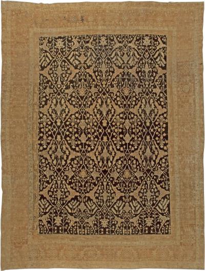 Large Antique Indian Agra Rug