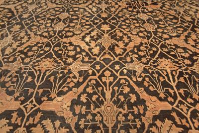 Large Antique Indian Agra Rug