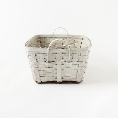 Large Antique Painted Basket