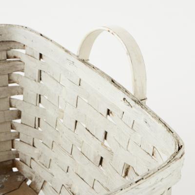 Large Antique Painted Basket