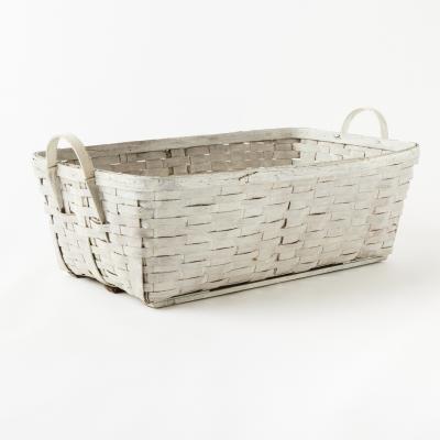 Large Antique Painted Basket