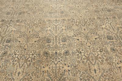 Large Antique Persian Tabriz Rug
