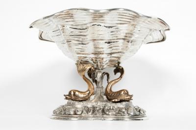Large Antique Sterling Silver Centerpiece