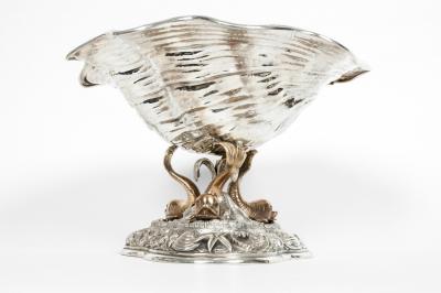 Large Antique Sterling Silver Centerpiece