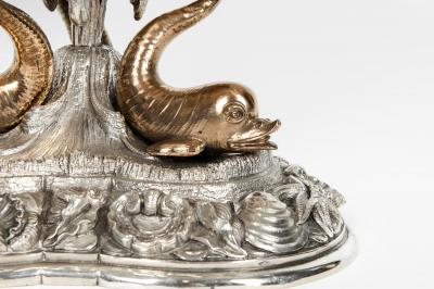 Large Antique Sterling Silver Centerpiece