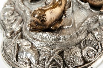 Large Antique Sterling Silver Centerpiece