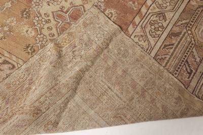Large Antique Turkish Ghiordes Hand Knotted Wool Rug