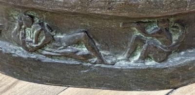 Large Art Deco Bronze of Male Nude by Marcello Mascherini Italy 1906 1983 