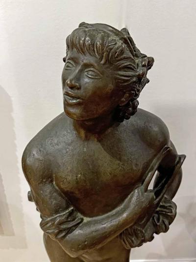 Large Art Deco Bronze of Male Nude by Marcello Mascherini Italy 1906 1983 