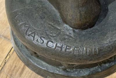 Large Art Deco Bronze of Male Nude by Marcello Mascherini Italy 1906 1983 