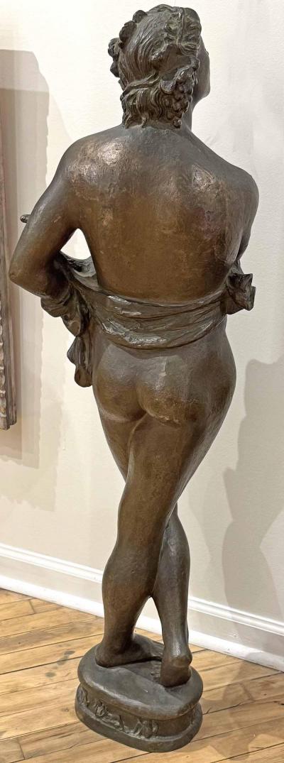 Large Art Deco Bronze of Male Nude by Marcello Mascherini Italy 1906 1983 