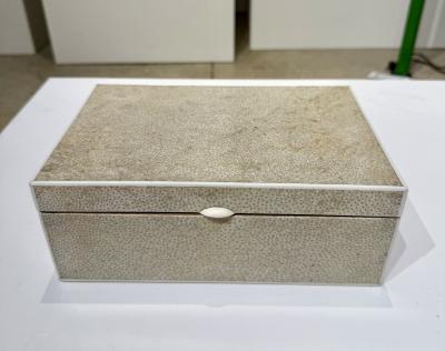 Large Art Deco Shagreen Box France 1920 s