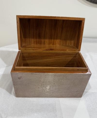 Large Art Deco Shagreen Box France1930s