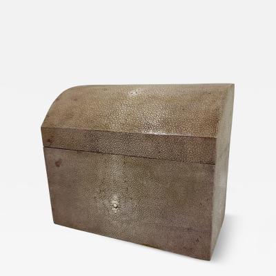 Large Art Deco Shagreen Box France1930s 