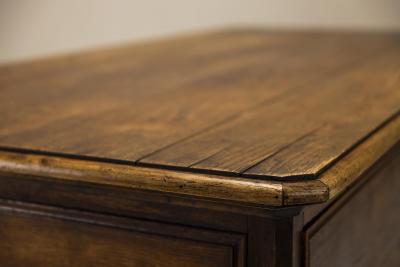 Large Art Deco Warehouse Counter In Oak France 1930s