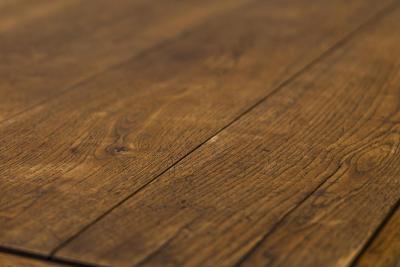 Large Art Deco Warehouse Counter In Oak France 1930s