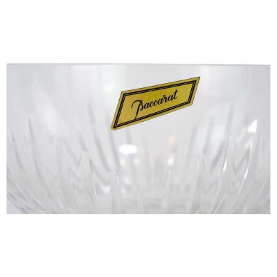 Large Baccarat Crystal Tableware Serving Bowl