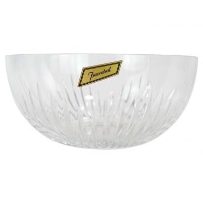 Large Baccarat Crystal Tableware Serving Bowl