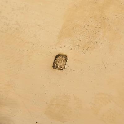 Large Belgian silver gilt vase 19th century