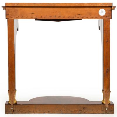 Large Biedermeier Antique Mahogany Pier Mirror and Console Table ca 1820 40