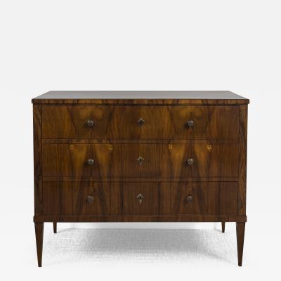 Large Biedermeier Walnut Chest Of Drawers