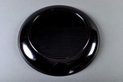Large Black Lacquer Charger