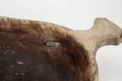 Large Bleached Swedish Lapland Ale Bowl with Handle