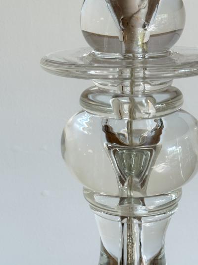 Large Blown Glass Lamp