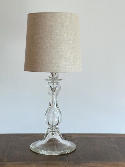 Large Blown Glass Lamp
