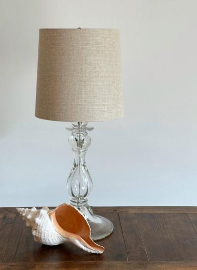 Large Blown Glass Lamp