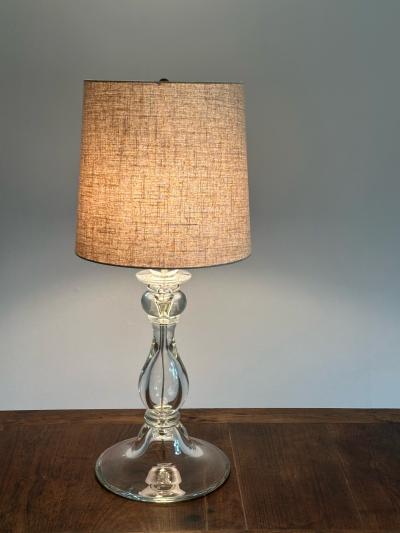Large Blown Glass Lamp