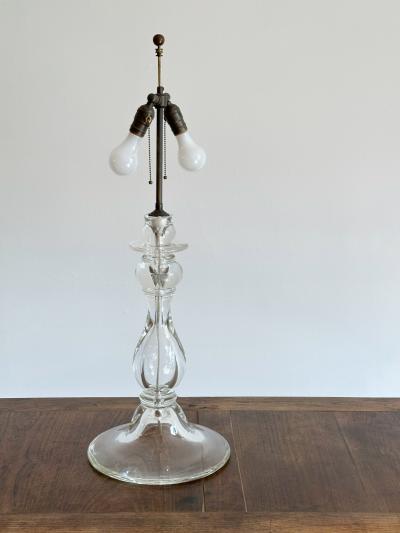 Large Blown Glass Lamp