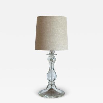 Large Blown Glass Lamp