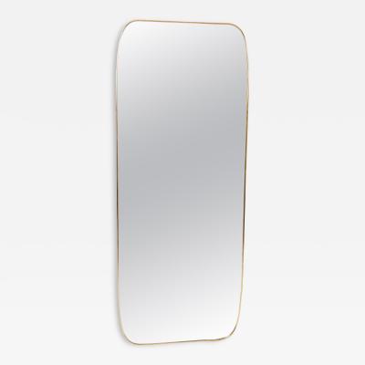 Large Brass Frame Mirror 2