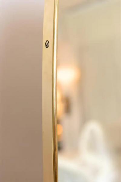 Large Brass Frame Mirror