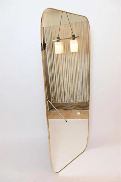 Large Brass Frame Mirror