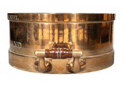 Large Bronze Imperial Standard Bushel Measure For Northumberland