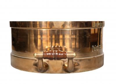 Large Bronze Imperial Standard Bushel Measure For Northumberland