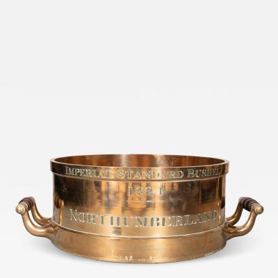 Large Bronze Imperial Standard Bushel Measure For Northumberland