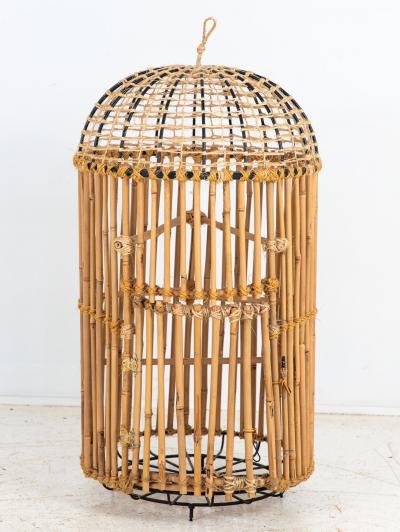 Large Cane Bamboo Dovecote England Mid 20th Century