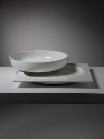 Large Ceramic Centerpiece by Pompeo Pianezzola for Zanolli and Sebellin