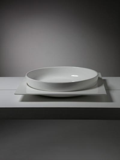 Large Ceramic Centerpiece by Pompeo Pianezzola for Zanolli and Sebellin