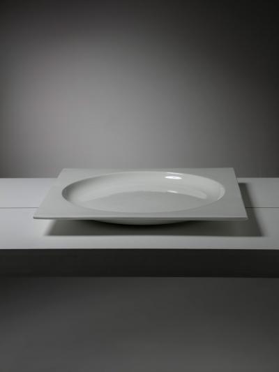 Large Ceramic Centerpiece by Pompeo Pianezzola for Zanolli and Sebellin