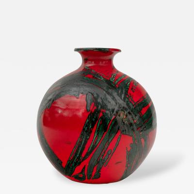 Pampula vase 90mm red(scope H2)-