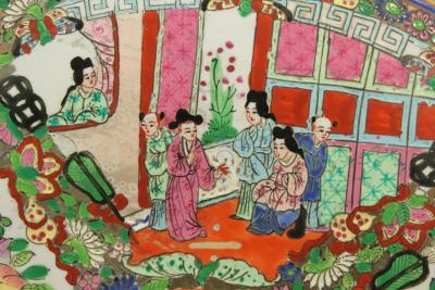 Large Chinese Canton Charger 19th c 