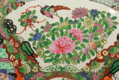 Large Chinese Canton Charger 19th c 