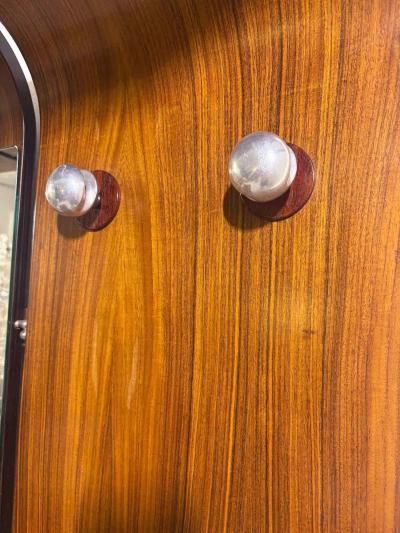 Large Coat Hanger with Mirror and Console Italy 1960s