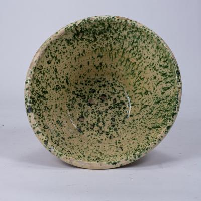 Large Colorful Glazed Earthenware Passata Bowl