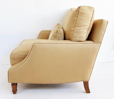 Large Comfortable Club Chairs by Estetica Custom Upholstery and Design Miami FL